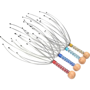 Metal Manual Octopus Head Massager Scalp Massage Tool Claws Scalp Stress Relaxation -1pcs icon