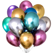 Metallic Iron Balloon - 20 Pieces icon