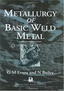 Metallurgy of Basic Weld Metal