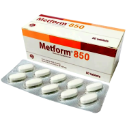 Metform 850 mg - 10's Strip Tablet icon