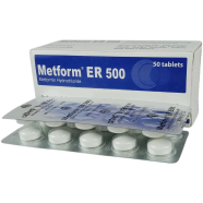 Metform Er 500 mg Tablet 10'S Strip