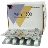 Metryl 500 mg - 10's Strip Tablet icon