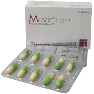 Mevin Sr 200 mg Capsule 10's Strip