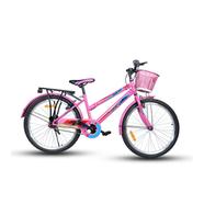 Micycle Stl 1S 24 MJB-08 Ladies Pink PC-W/Basket - 804677