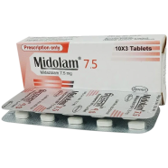 Midolam 7.5mg Tablet 10's Strip