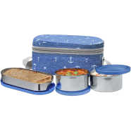 Milton Corporate Lunch 3 Stainless Steel Lunch Box - Blue