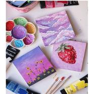 Mini Canvas Paper- 10 Sheets