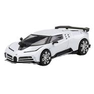 MINI GT 1:64 Die Cast # 337 – MINI GT MIJO EXCLUSIVES BUGATTI CENTODICECI WHITE – Limited Edition