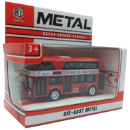 Mini Metal Bus Car (metal_bus_mini_r) - Red 