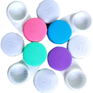Mini Plastic Contact Lens Kit , Lens Case, Kit Box 4 Color Available 4 Pcs icon