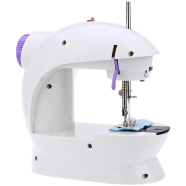 Mini Sewing Machine - Dual Speed Portable Mini Electric Pedal Double Threads Rewind Swing Machine