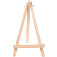 Mini Wood Display Easel Natural Craft Table Stand18 Inchs