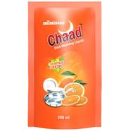 Minister Chaad Dishwashing Liquid Refill (Orange Fresh) - 250 Ml