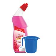 Minister Flush Perfumed Toilet Cleaner (Floral Fresh) - 500 Ml With 1.5 Liter Mug FREE