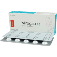 Mirogab 2.5 mg Tablet 10's Strip
