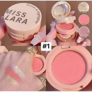 Miss Lara 3 In 1 Blush and Highlighter Palette - #1