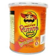 Mister Potato Crisps Hot and Spicy 45gm Can
