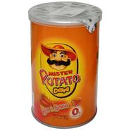 Mister Potato Crisps Hot and Spicy 75gm Can
