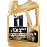 Mobil 1 Triple Action Power 0W-20 Full Synthetic Engine Oil 4L icon