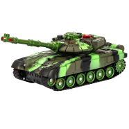 Moka 59d Rechargeable Remote Controlled Military Tank For Kids With Light Music (moka_tank_2052_AG) Army Green - 310250129