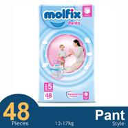 Molfix Pant System Baby Diaper (12-174 kg) (48cs)