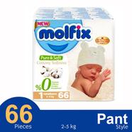 Molfix Pant System Baby Diaper (2-5 kg) (66pcs)