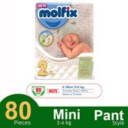 Molfix Pant System Baby Diaper (3-6 kg) (64pcs)