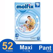 Molfix Pant System Baby Diaper (4 maxi Size) (7-14 kg) (52pcs)