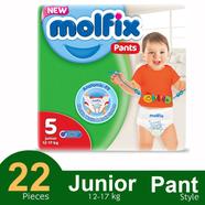 Molfix Pant System Baby Diaper (5 junior Size) (12-17 kg) (22pcs)