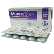 Monas OFT 5 mg Tablet 15's Strip