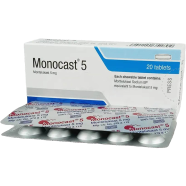 Monocast 5 mg - 10's Strip Chewable Tablet icon