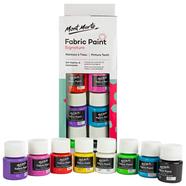 Mont Marte 8 Fabric Color Box, 20ml Paint Set for Fabric Painting and Design