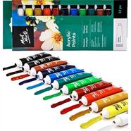 Mont Marte Acrylic Colors Paint Set 12 Colors 12 ml