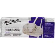 Mont Marte Air Hardening Modelling Clay - White 2kg icon