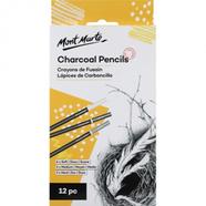 Mont Marte Charcoal Pencils 12pc