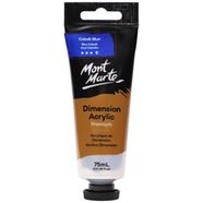 Mont Marte Dimension Acrylic Paint 75ml Tube - Cobalt Blue PMDA0022