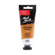 Mont Marte Dimension Acrylic Paint 75ml Tube - Brilliant Red PMDA0010