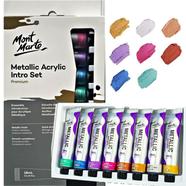 Mont Marte Metallic Acrylic Paint Intro Set 8 Color 18 Ml