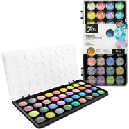 Mont Marte Metallic Watercolour Set 37 Colours