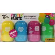 Mont Marte Poster Paint Set 250ml 4pc - Bright