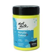 Mont Marte Signature Acrylic Paint 300ml Pot - Lemon Yellow - MSCH3002