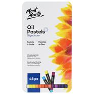 Mont Marte Signature Oil Pastels - Metal Tin 48pc