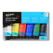 Mont Marte Signature Paint Set - Acrylic Paint 6pc x 50ml Tubes