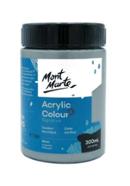 Mont Marte Studio Acrylic Paint 300ml - Silver - MSCH3034