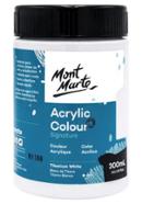 Mont Marte Studio Acrylic Paint 300ml - Titanium White