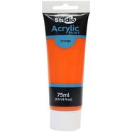 Mont Marte Studio Acrylic Paint 75ml - Orange Yellow (MSCH7507)