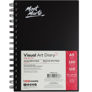 Mont Marte Visual Art Diary A5 110 gsm 120 Sheet