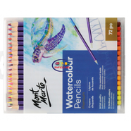 Mont Marte Watercolour Pencils Premium 72pc Plastic Box - MPN0126