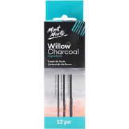 Mont Marte Willow Charcoal, 12 pcs