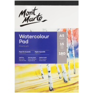 Mont marte Watercolour Pad German Paper- A5 (180gsm) 15 sheet icon